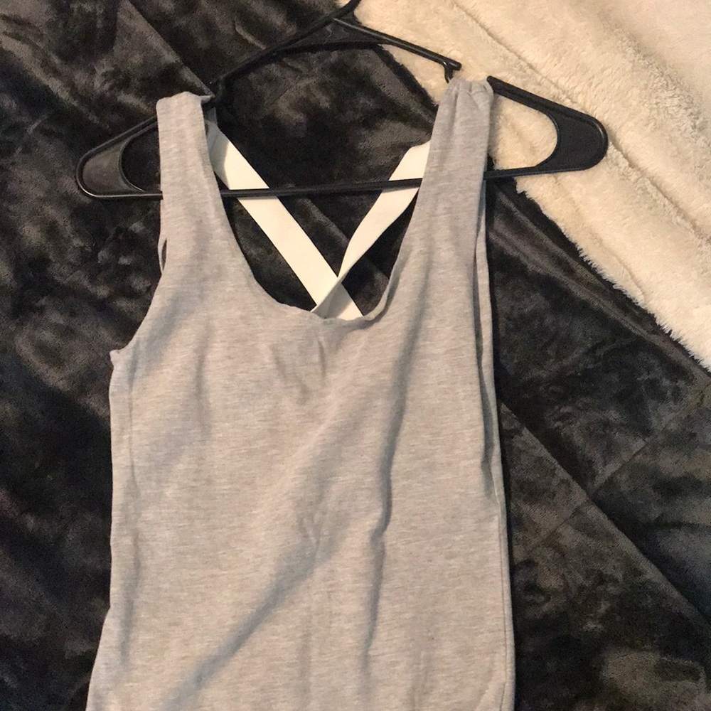 Grey one piece